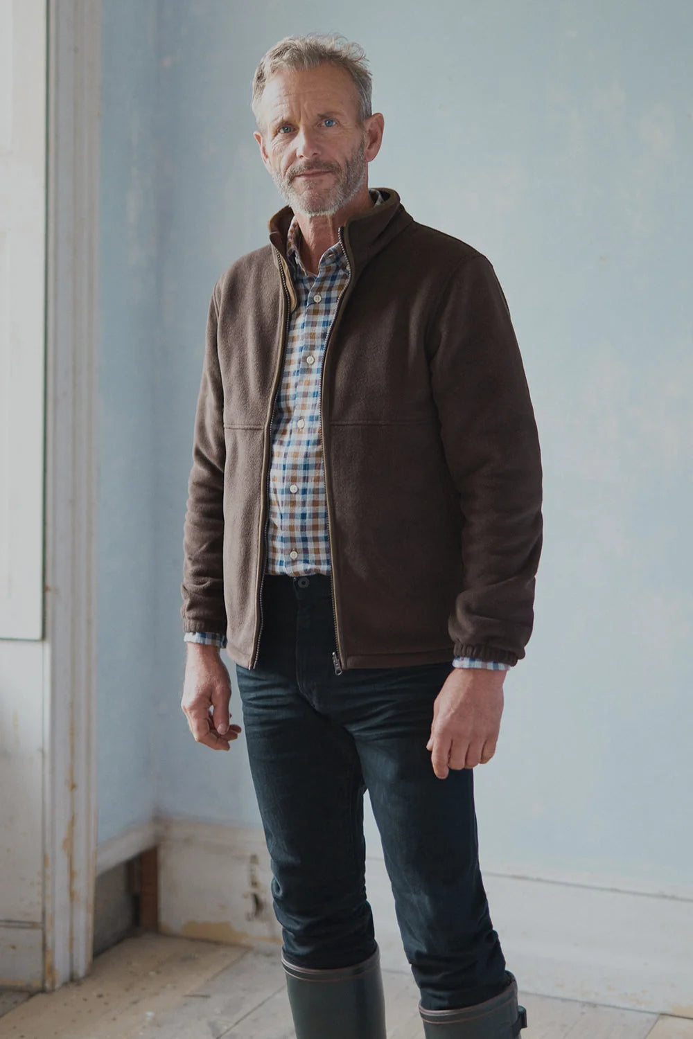 mens Fleece Jacket (zips into Longcoats Newlyn